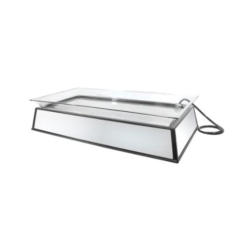 Cal-Mil Mirror Ice Carving Pedestals With Led Feature W24xD48xH14", 220V