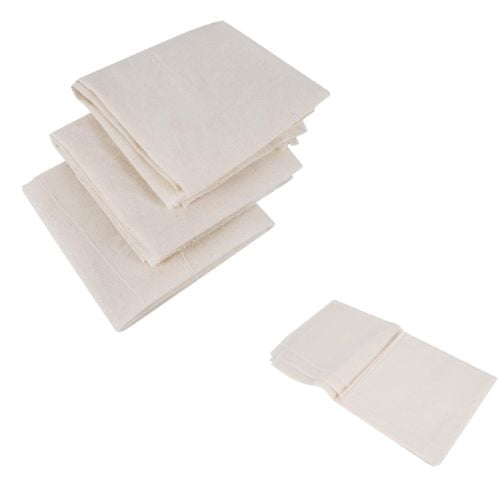 Safico Pro 4Pcs/Set Unbleached Cotton Cheese Cloth 50x50cm