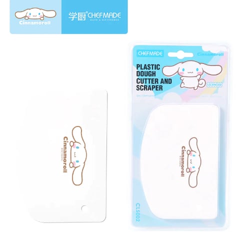Chefmade Cinnamoroll Plastic Dough Cutter And Scraper L13.5xW9.1xH0.2cm, White
