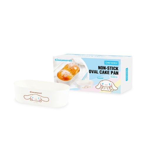 Chefmade Cinnamoroll Non-Stick Oval Cake Pan L14.2xW7.5xH4.5cm, White