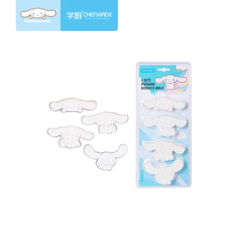 Chefmade Cinnamoroll Polypropelene Biscuit Mould 4Pcs/Pkt