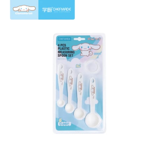 Chefmade Cinnamoroll Plastic Measuring Spoon 4Pcs/Set, White