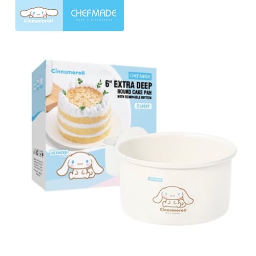 Chefmade Cinnamoroll Round Deep Cake Pan With Removable Bottom Ø16.9xH9cm, Thickness 0.8Mm