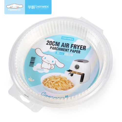 Chefmade Cinnamoroll Air Fryer Parchment Paper Ø23cm, 30Pcs/Pkt, White