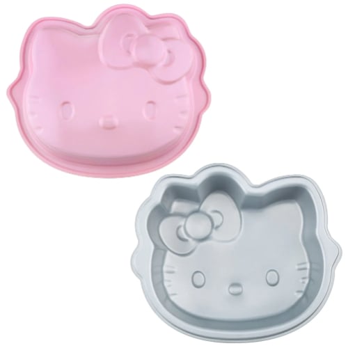 Chefmade Hello Kitty Non-Stick Cake Pan L17.7xW15xH5cm, Pink