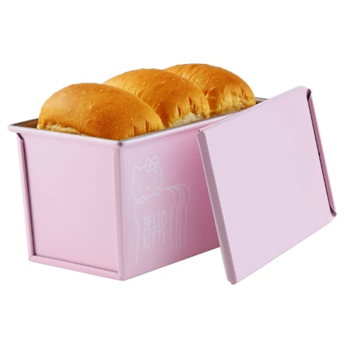 Chefmade Hello Kitty Non-Stick Covered Loaf Pan L21xW12.2xH11.8cm, Pink