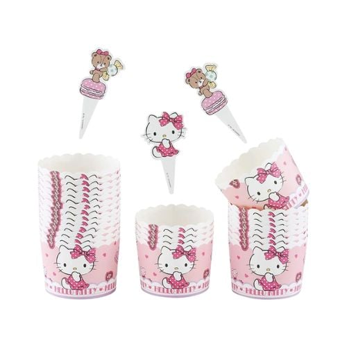 Chefmade Hello Kitty Paper Baking Cups Ø7xH5.3cm, 25Pcs/Pkt