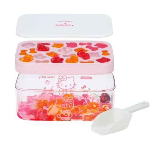 Chefmade Hello Kitty Ice Cube Tray With Lid And Bin L21.5xW12.5xH10.2cm