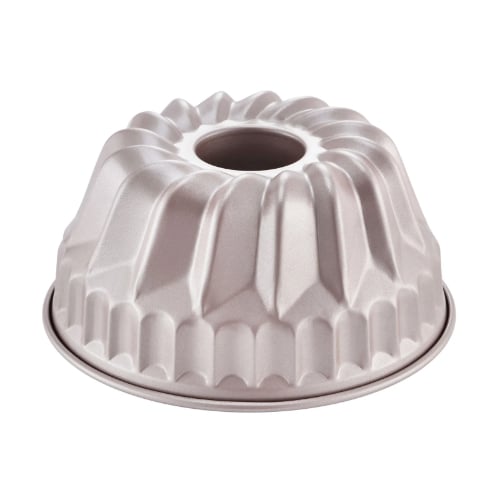 Chefmade Master Non-Stick Kugelhopf Cake Pan 6.5", Thickness 0.6mm, Champagne Gold