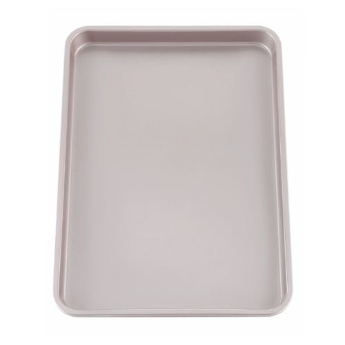 Chefmade Master Non-Stick Cookie Sheet Tray L39.5xW27xH2.5Cm, Thickness 0.8mm, Champagne Gold