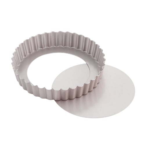 Chefmade Master Non-Stick Round Tart Pan Ø17.6xH3cm, Thickness 0.8mm, Champagne Gold