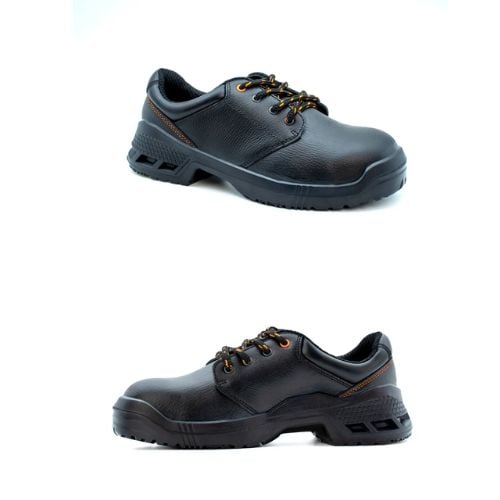 King's Low-Cut Lace Safety Shoe, US Size 5, Euro Size 38, Black, KWS