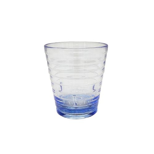 Polycarbonate Old Fashioned Tumbler Ø9xH10cm, 330ml, Swirl Transparent Blue