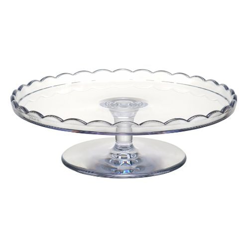 Polycarbonate Cake Stand For Dome Cover Cg1001-12 Ø33.2xH10cm, Clear