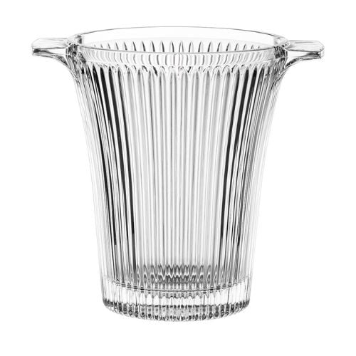 Polycarbonate Ice Bucket Ø26xH24.2.8xTop19.6xBottom12.8cm, 3.7L, Clear