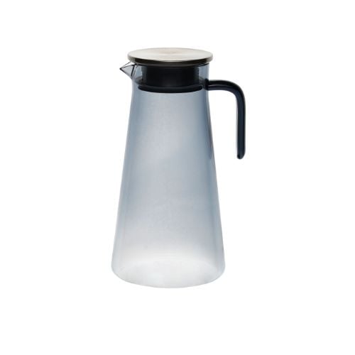 Polycarbonate Jug With Lid D12.3xH23.9cm, 1700ml, Gray