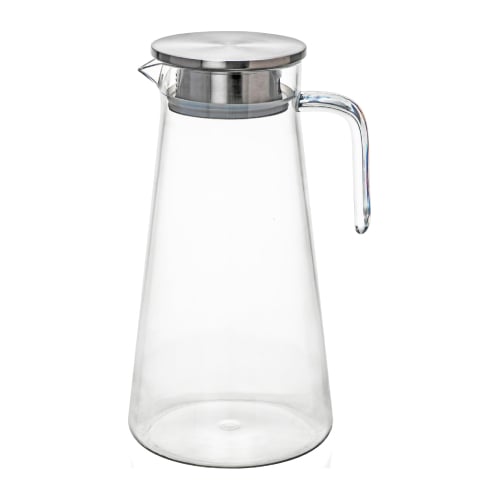 Polycarbonate Jug With Lid D12.3xH23.9cm, 1700ml, Clear