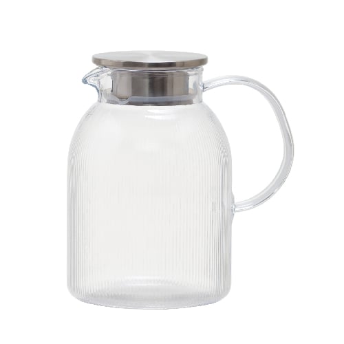 Polycarbonate Jug With Lid D18.3xH19.4cm, 1800ml, Clear