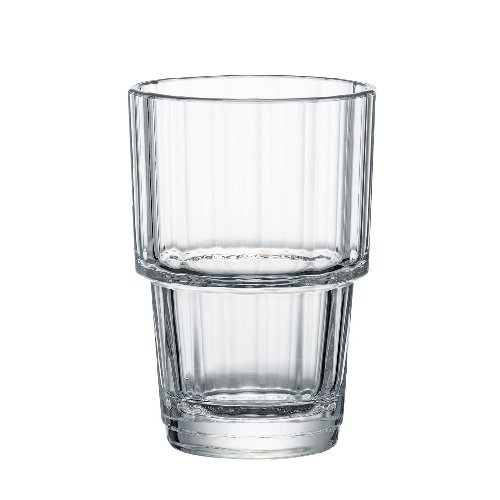 Polycarbonate Old Fashion Tumbler D8xH11.6cm, 310ml, Square Top Clear