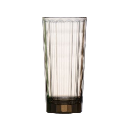 Polycarbonate Hiball Tumbler 430ml, Stripe Black