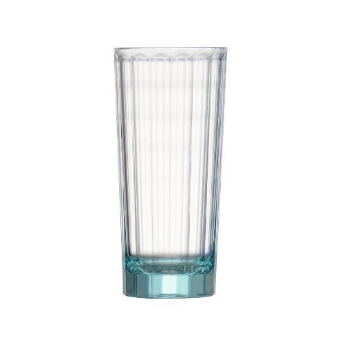 Polycarbonate Hi Ball Tumbler Ø7.6xH16.5cm, 430ml, Stripe Light Blue