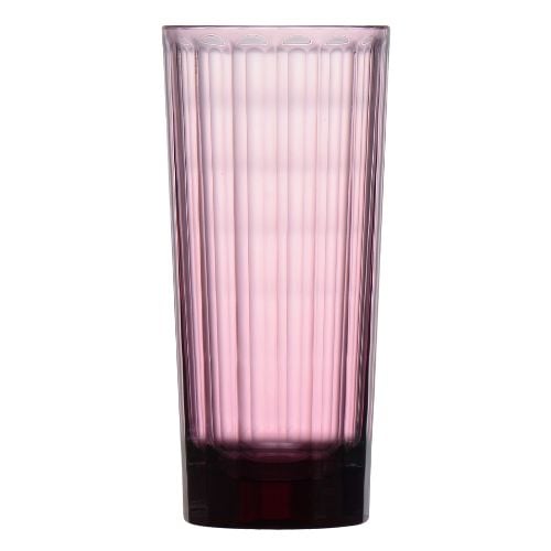 Polycarbonate Hiball Tumbler 430ml, Stripe Purple