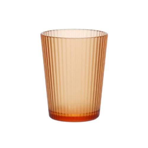 Polycarbonate Hiball Tumbler 400ml, Stripe Amber