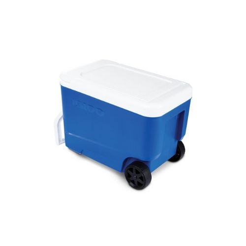 Igloo Wheeled Cooler Box L55xW32xH38cm, 38Qt, Majestic Blue, Wheelie