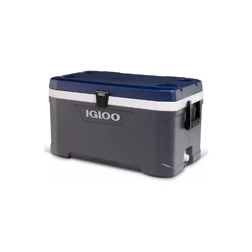Igloo Hard Cooler 70Qt, Carbonite & Aegean Sea, Maxcold Latitude