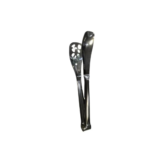 Stainless Steel Slotted Yakiniku BBQ Tongs L28cm