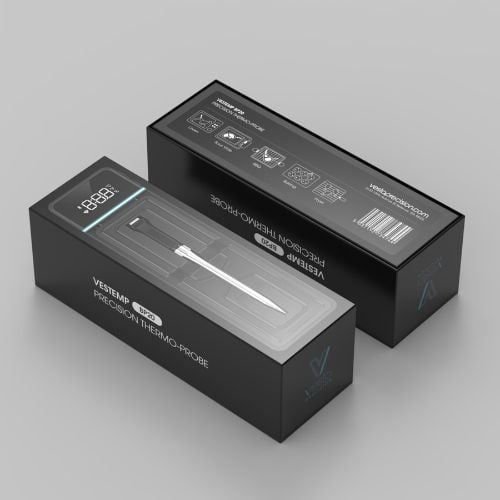 Vesta Wireless Thermo-Probe Thermometer L18.2xW5.2xH3.45cm, Battery: 3000Mah, Charging: Usb Type-C / 5-12V Dc, Temperature Range: 25 To 98 °C  ==1 Year Warranty==