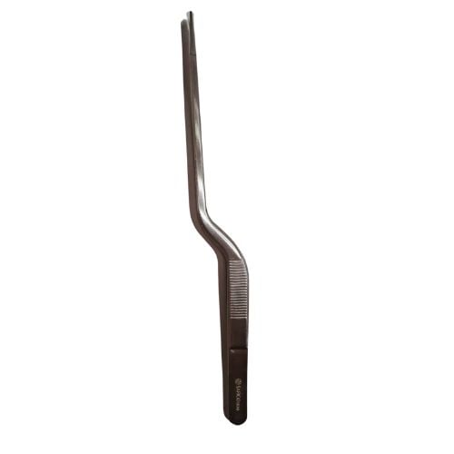 Safico 304 Stainless Steel Fine Tip Offset Chef Tweezer L20cm