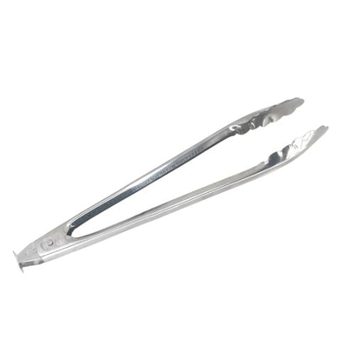Eagle 18-0 Stainless Steel Scallop Tong With Lock L9.5”
