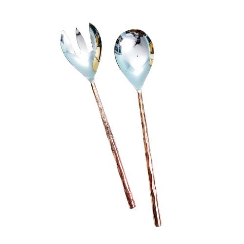 Steelcraft By Safico Set of 2Pcs Stainless Steel Salad Server L27.9cm, Shiny Copper Finish