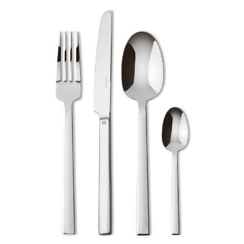 Sambonet 18/10 Stainless Steel Cutlery Set, 24 Pieces, Mirror Finish, Neutra