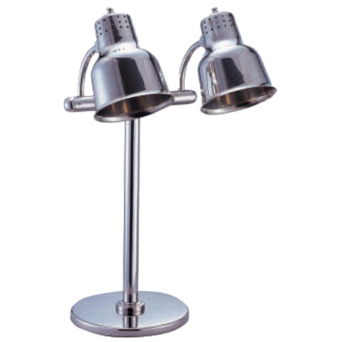 Stainless Steel Double Free Standing Heating Lamp 250W (Bulb Included)