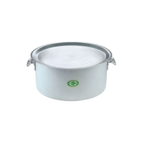 Crocodile Aluminium Big Degchi Indian Pan With Lid & 2 Handles Ø70cm