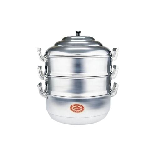 Crocodile Aluminium 3-Tier Steam Pot With Lid Ø44cm