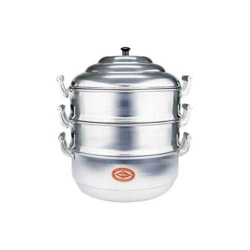 Crocodile Aluminium 3-Tier Steam Pot With Lid Ø46cm