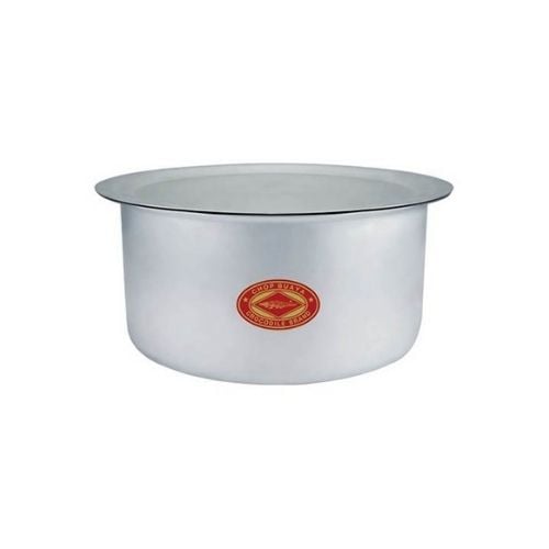 Crocodile Aluminium Thick Degchi Indian Pan With Lid & Without Handle Ø36cm