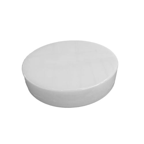 High Density Polyethylene Peelable Round Chopping Board Ø14"xH3", White