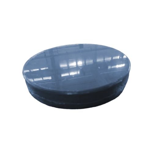 High Density Polyethylene Peelable Round Chopping Board Ø14"xH3", Blue
