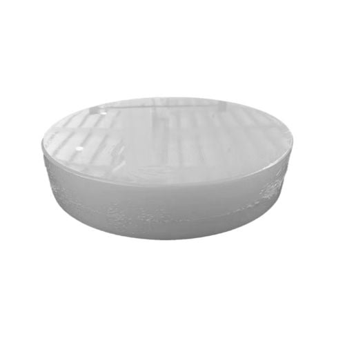 High Density Polyethylene Peelable Round Chopping Board Ø15"xH3", White
