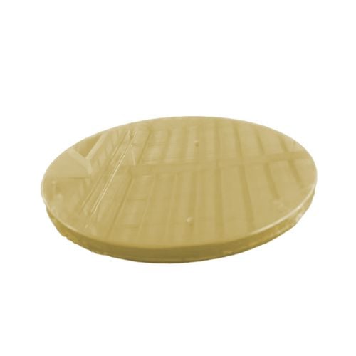 High Density Polyethylene Round Chopping Board Ø16"xH1", Yellow