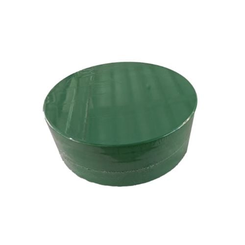 High Density Polyethylene Peelable Round Chopping Board Ø16"xH6", Green