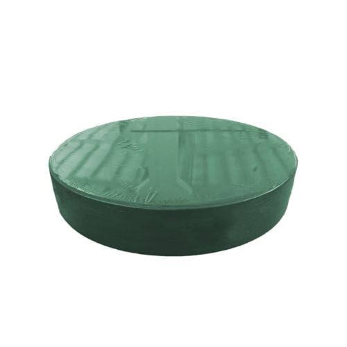 High Density Polyethylene Peelable Round Chopping Board Ø18"xH4", Green