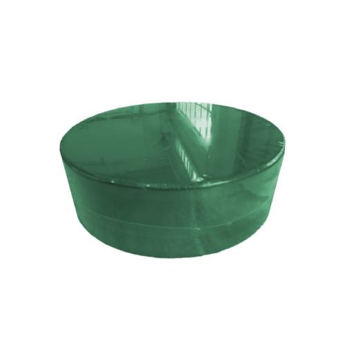 High Density Polyethylene Peelable Round Chopping Board Ø18"xH6", Green