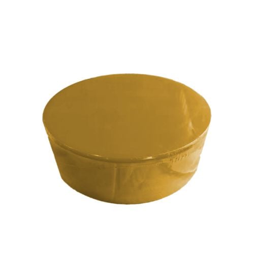 High Density Polyethylene Peelable Round Chopping Board Ø18"xH6", Yellow