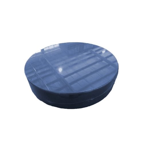 High Density Polyethylene Peelable Round Chopping Board Ø12"xH2", Blue