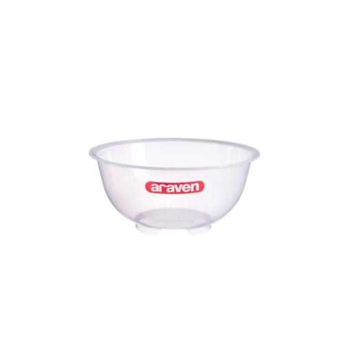 Araven Polypropylene Microwaveable Mixing Bowl Ø23.5xH11cm, 2.5L, Translucent